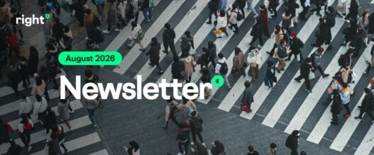 right° Newsletter August 2026 right° Newsletter, Ausgabe August 2026
