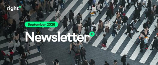 right° Newsletter September 2026 right° Newsletter, Ausgabe September 2026